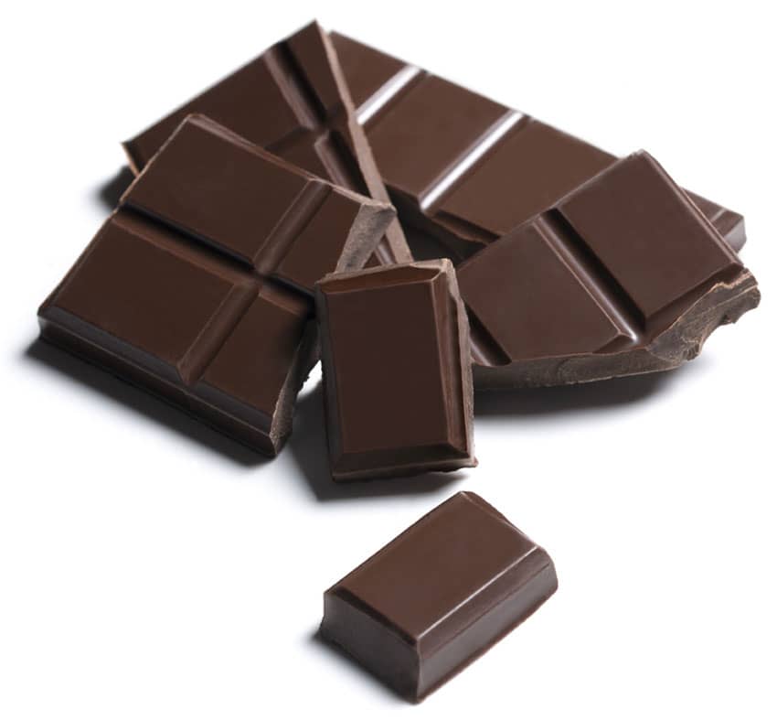 Carrés de chocolat