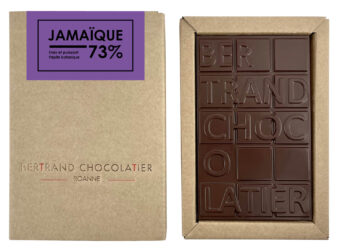 Tablette chocolat noir Jamaique - Bertrand Chocolatier