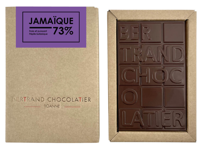 Tablette chocolat noir Jamaique - Bertrand Chocolatier