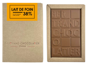 Tablette chocolat lait de foin - Bertrand Chocolatier