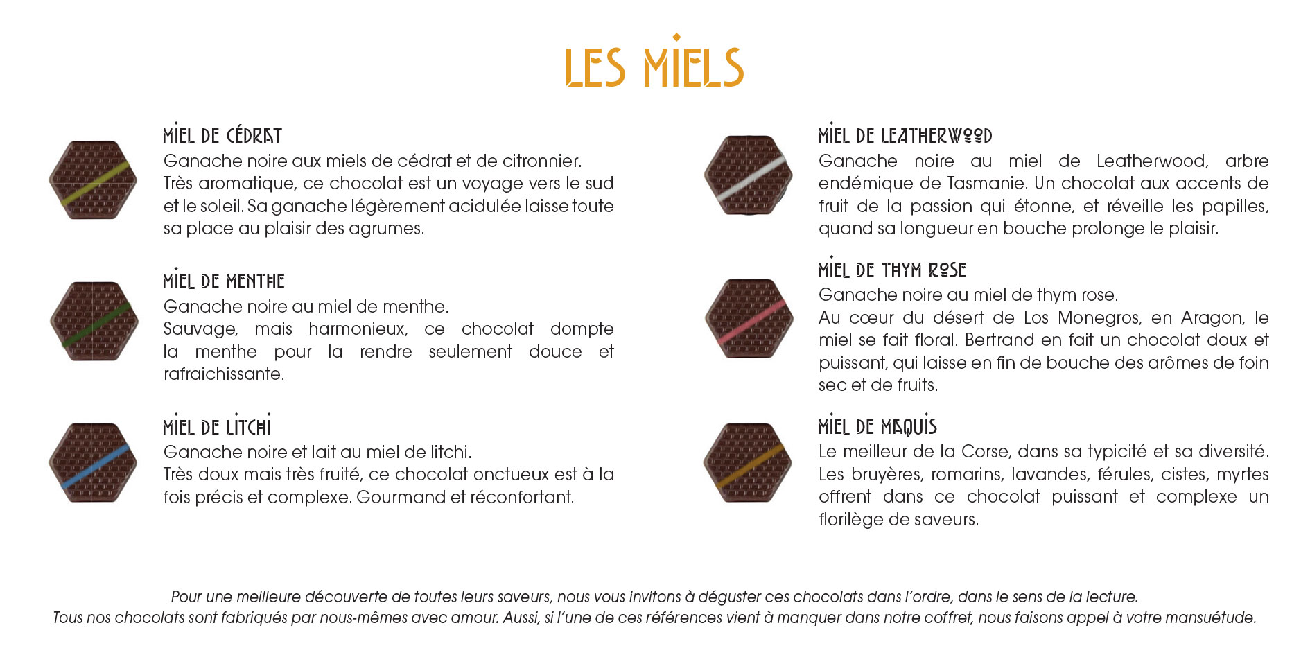 Flyer coffret miels