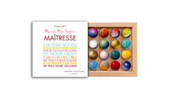 Coffret 16 dômes merci maîtresse