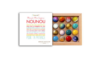 Coffret 16 dômes merci nounou