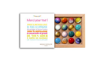 Coffret 16 dômes merci pour tout