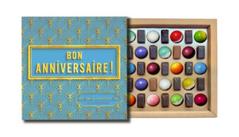 Coffret mixte 35 chocolats Anniversaire