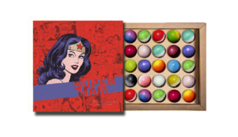 Coffret 25 dômes aux super pouvoirs Wonderwoman