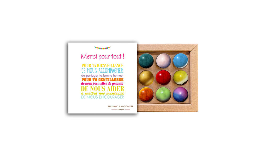 Coffret 9 dômes merci pour tout