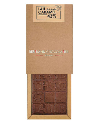 Tablette lait éclat caramel