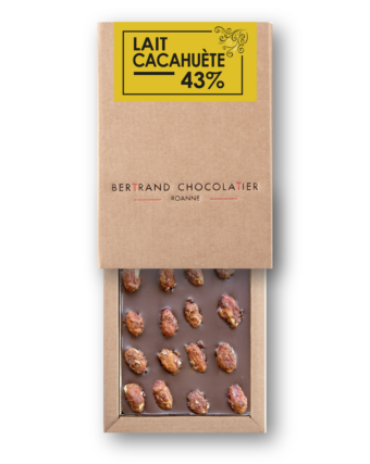 Tablette gourmande lait Cacahuètes