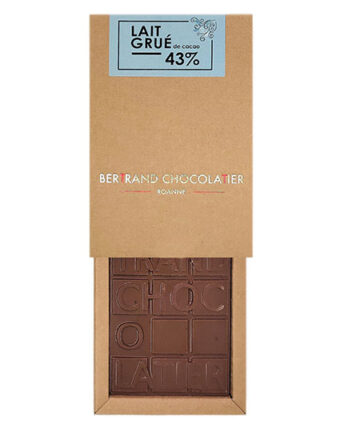 Tablette lait grué de cacao