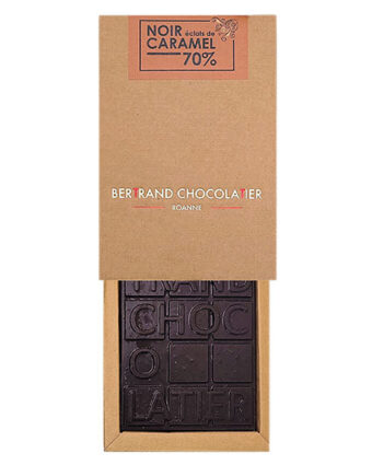 Tablette noir éclat caramel