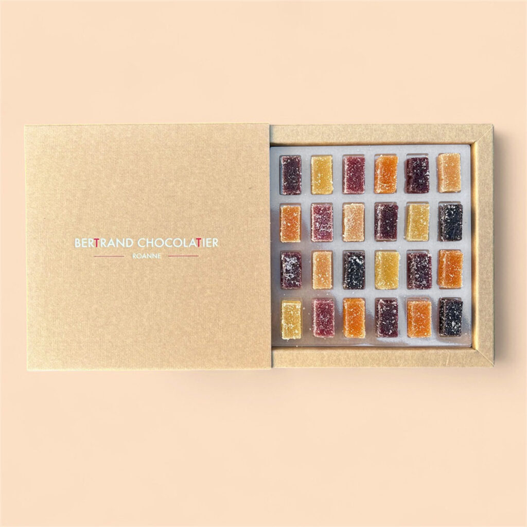 Coffret 24 pâtes de fruit