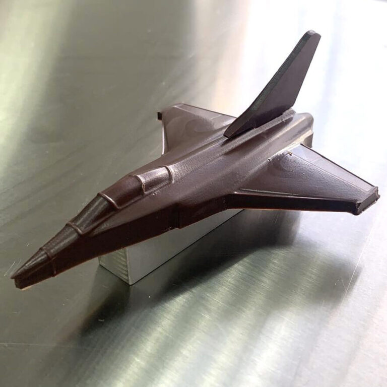Avion en chocolat
