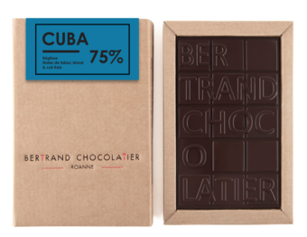 Tablette noir Cuba 75%
