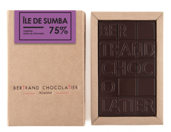 Tablette noir Ile de Sumba 75%