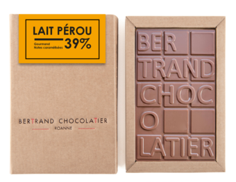 Tablette lait Pérou 39%