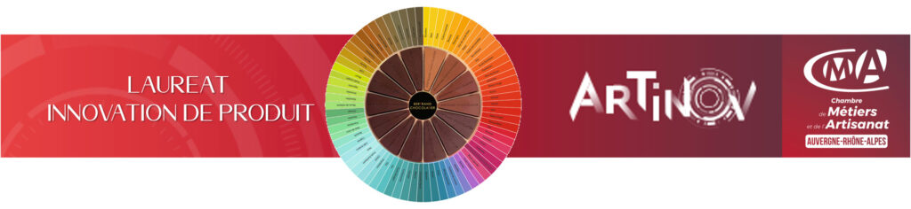 La Roue de Dégustation de Bertrand Chocolatier a obtenu le prix Art Inov