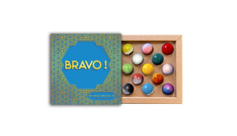 Coffret 13 dômes bravo bleu