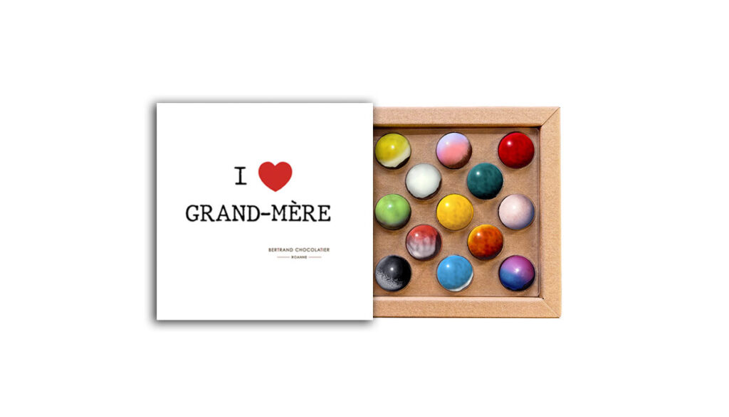 Coffret 13 dômes I love grand-mère