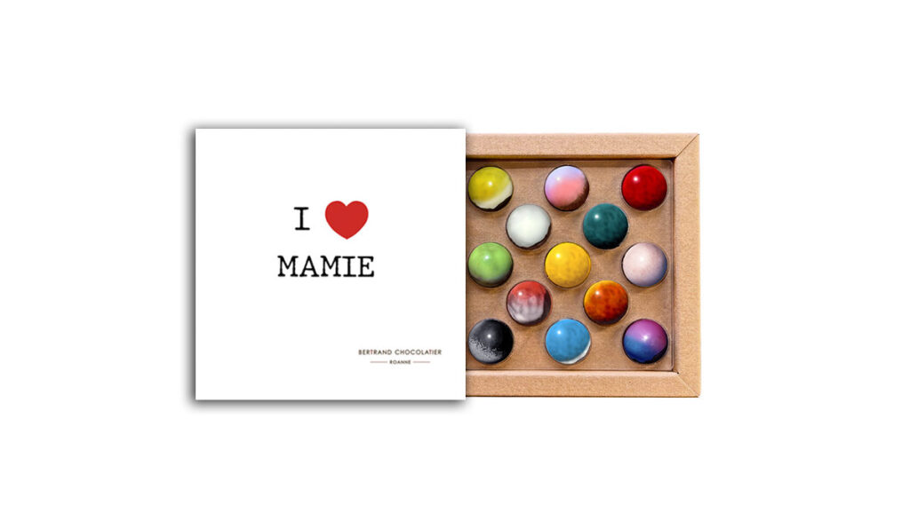 Coffret 13 dômes I love mamie