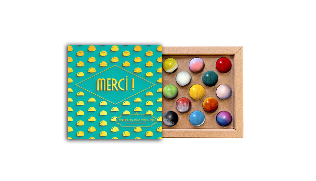 Coffret 13 dômes merci
