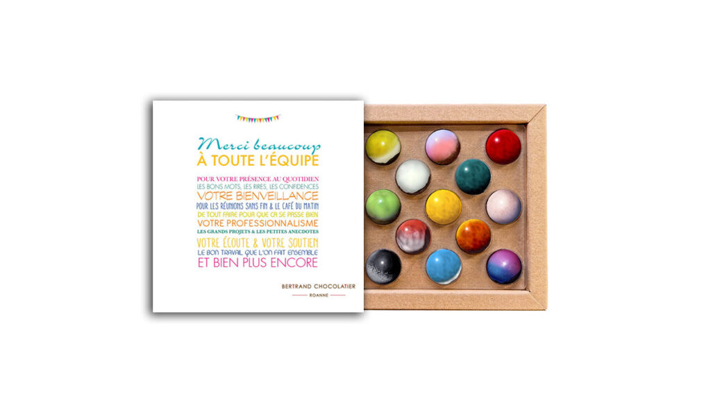 Coffret 13 dômes merci l'équipe