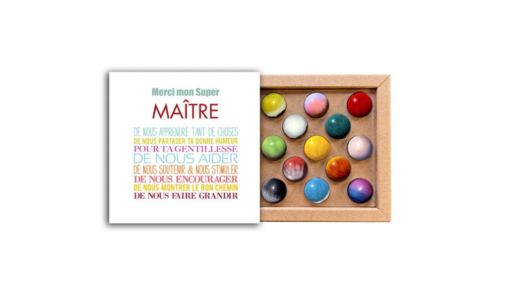 Coffret 13 dômes merci maître