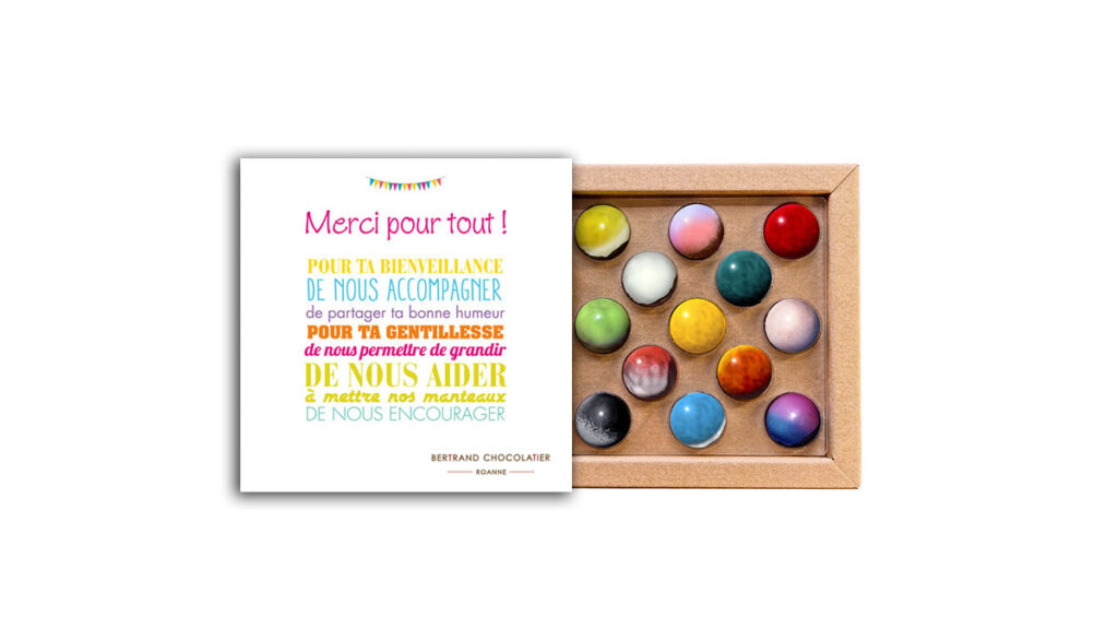 Coffret 13 dômes merci pour tout
