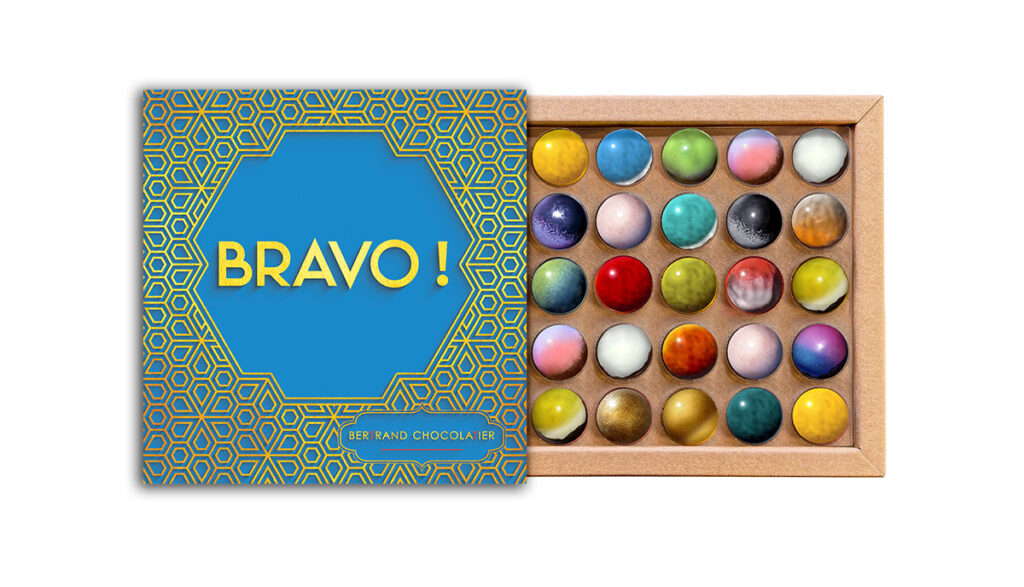 Coffret 25 dômes bravo bleu