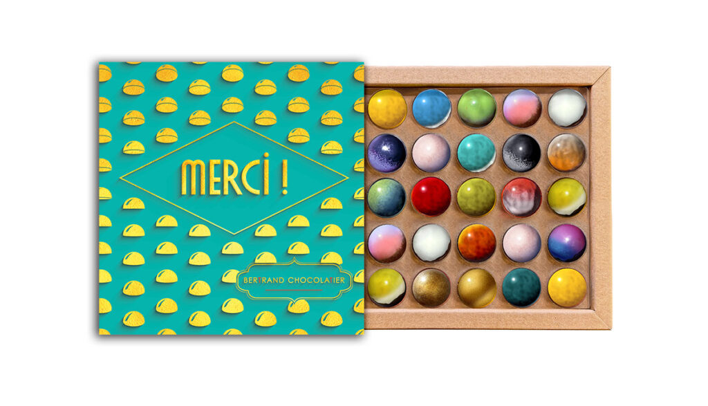 Coffret 25 dômes merci
