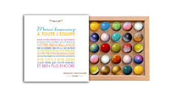 Coffret 25 dômes merci l'équipe