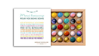 Coffret 25 dômes merci pour vos bons soins