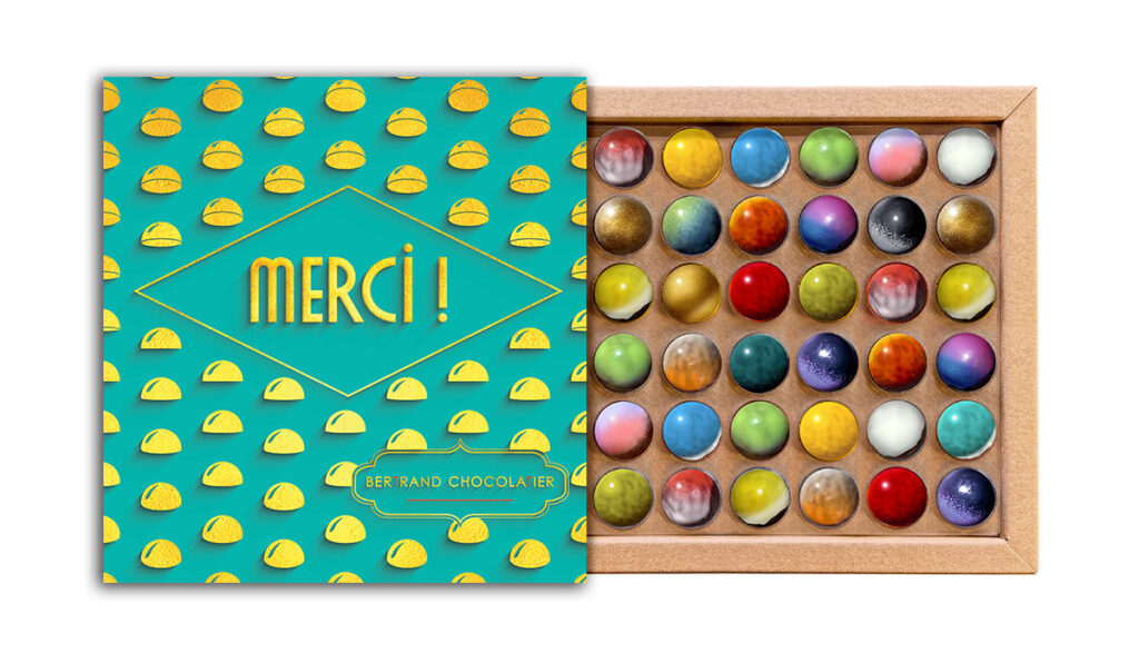 Coffret 36 dômes merci