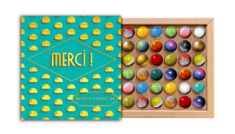 Coffret 36 dômes merci