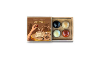 Coffret 4 dômes café