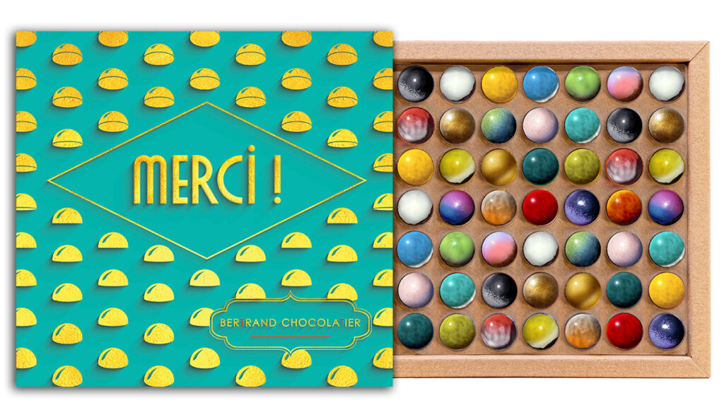 Coffret 49 dômes merci